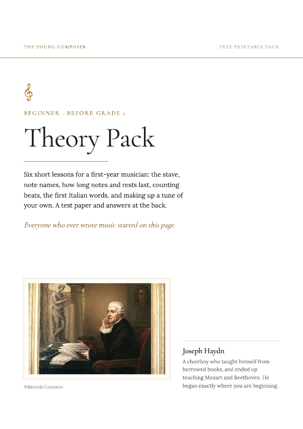 Cover of Beginner Theory Pack
