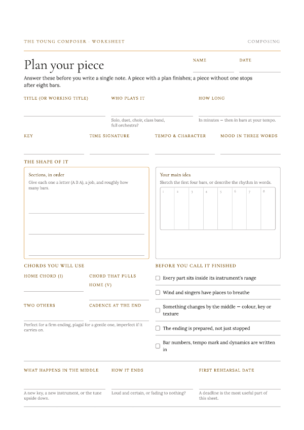 Cover of Plan Your Piece