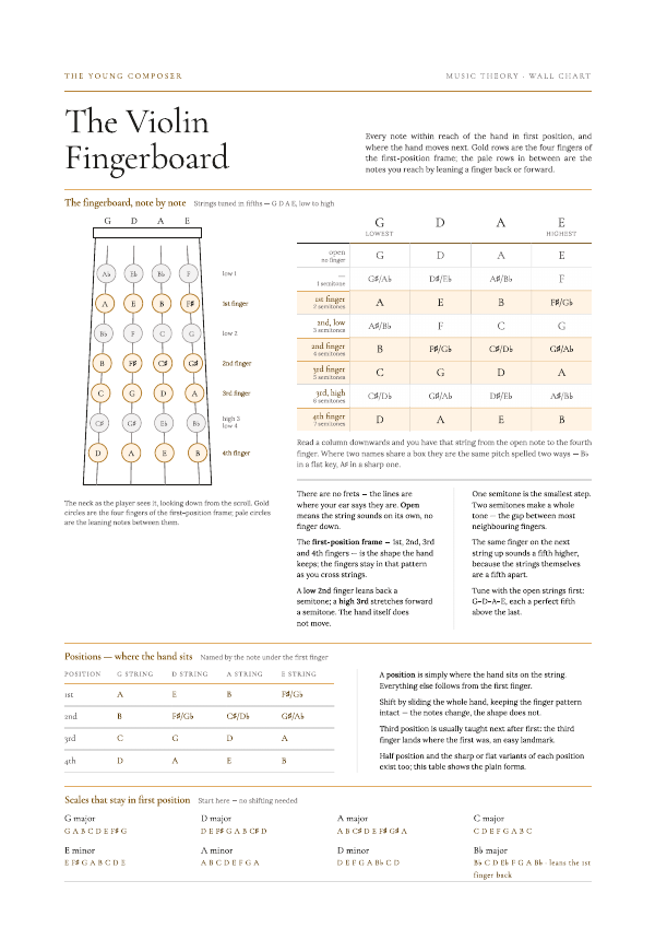Cover of The Violin Fingerboard